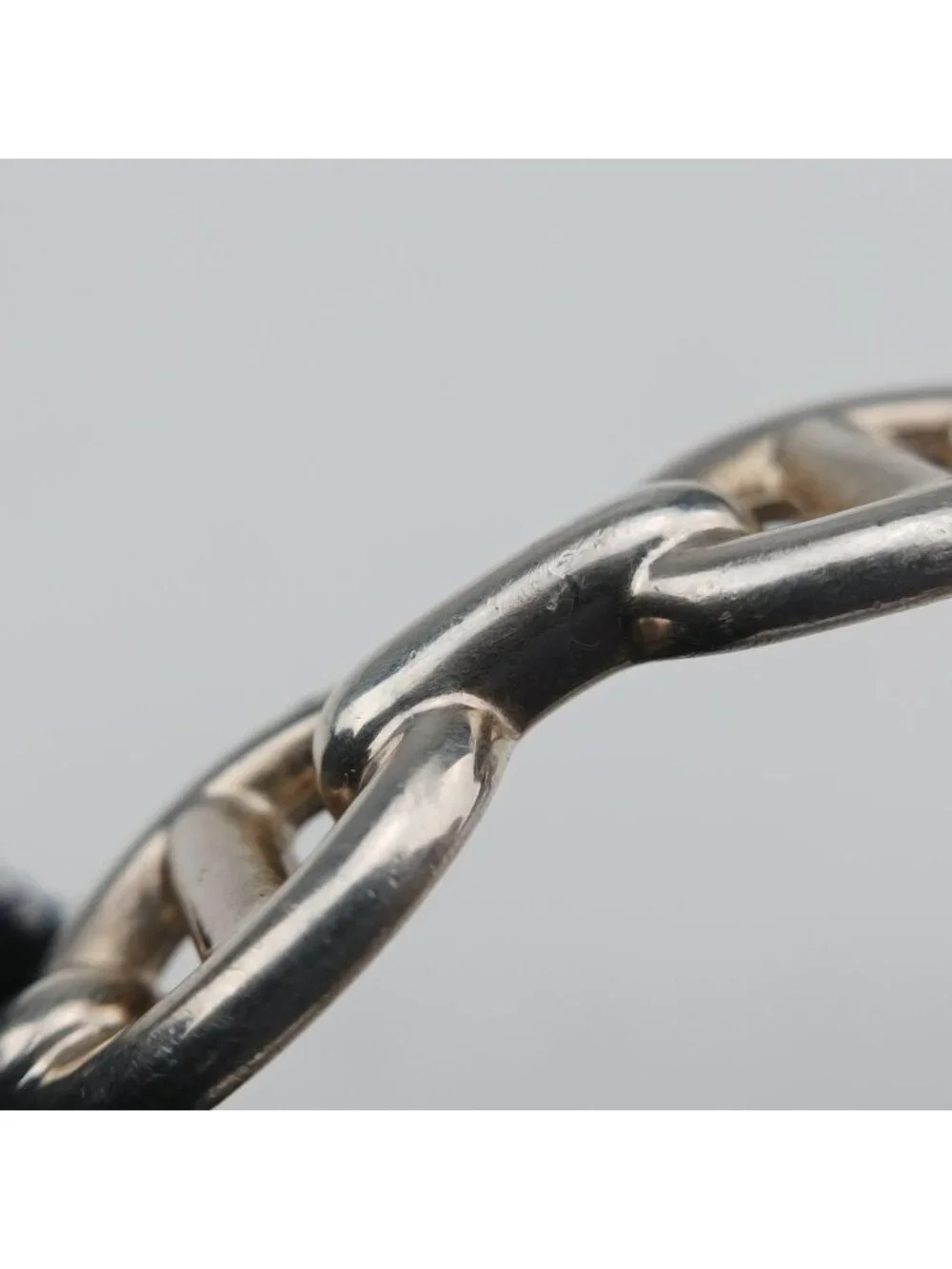 Hermes Chaine D'ancre Ancene Silver Bracelet